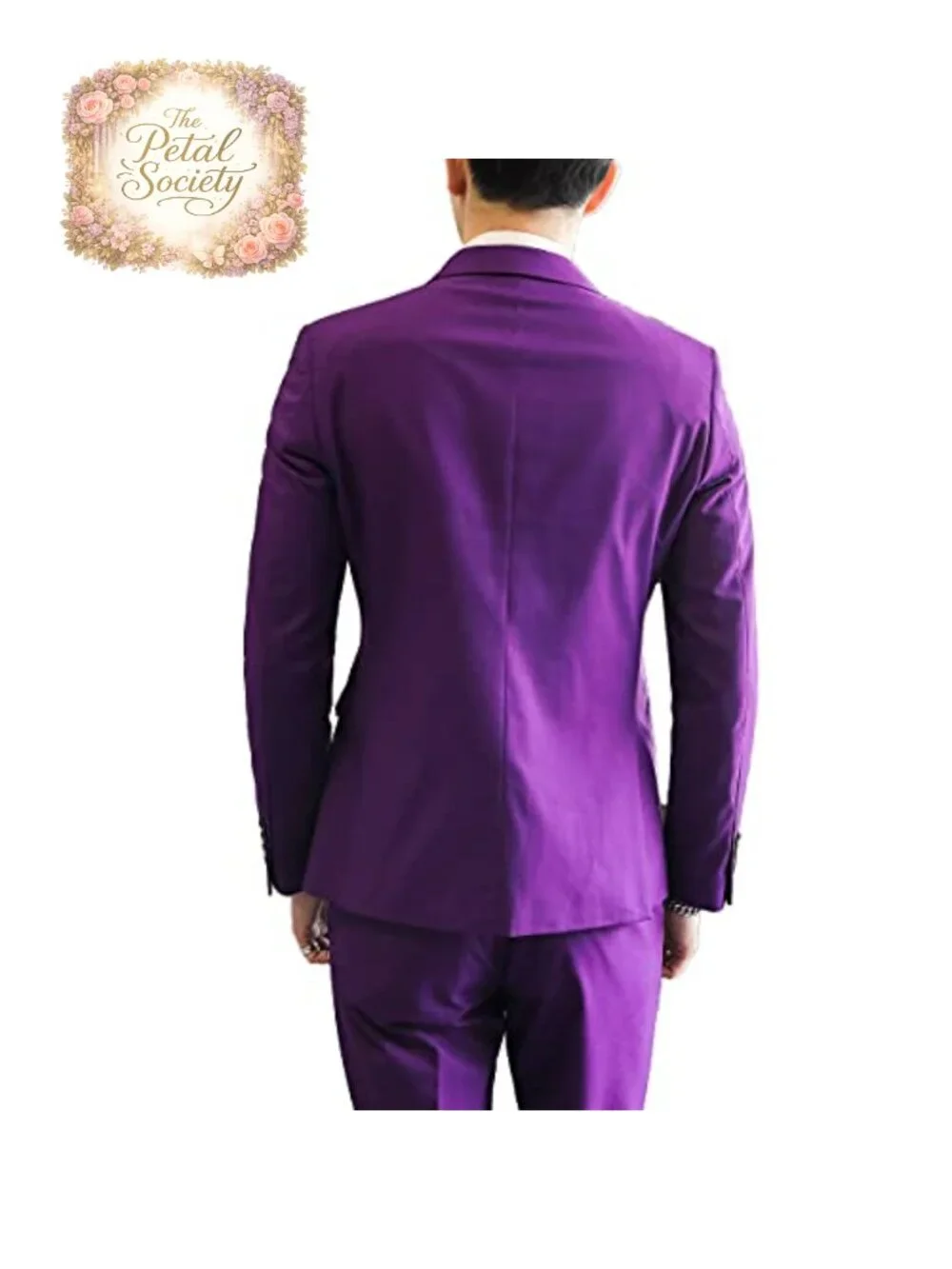 Mens Double Breasted Blazer Slim Fit Polyester Viscose Suit Jacket